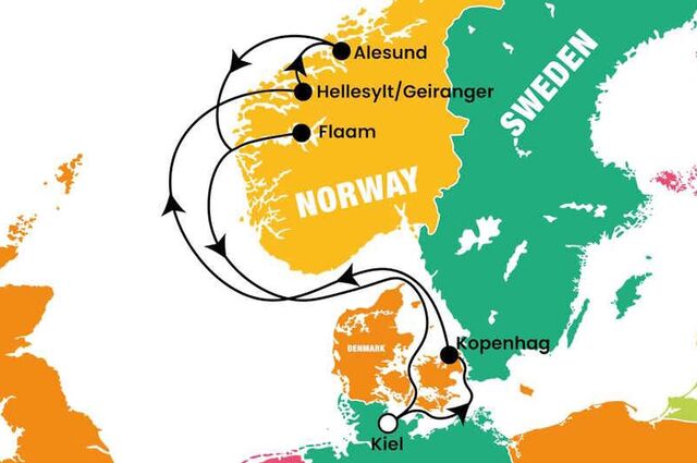 MSC Euribia ile İzmir'den Direkt Uçuşlu Norveç Fiyortları